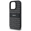 DKNY DKHCP16LPRTHSLK iPhone 16 Pro 6.3 czarny/black hardcase Texture Pattern Tonal Stripe